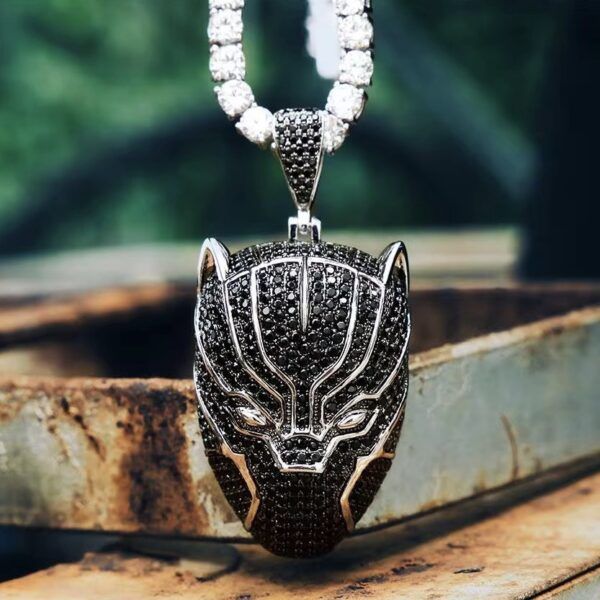 BLACK PANTHER ICE PENDENTIF & CHAÎNE – Image 2
