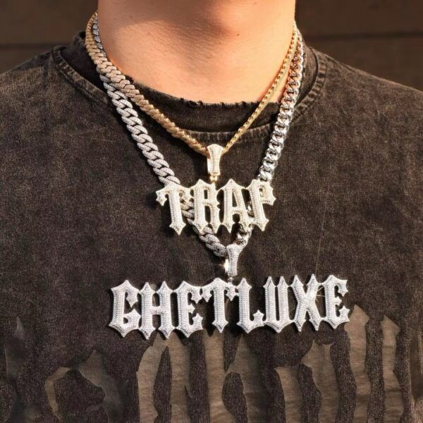 Pendentif Trapstar King ICE à personnaliser