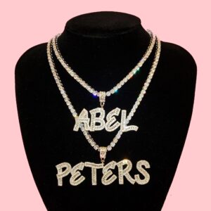 pendentif bijou diamant hip hop ice personnalise customise bling bling
