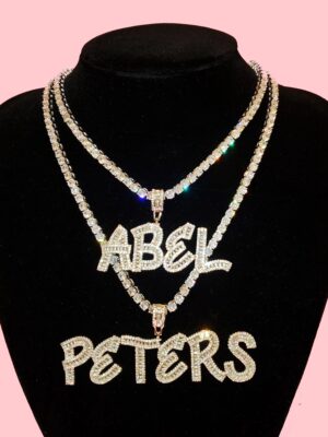 pendentif bijou diamant hip hop ice personnalise customise bling bling