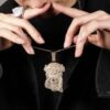 PENDENTIF JESUS PAIN ICE AVEC CHAÎNE – Image 2