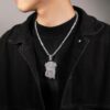 Pendentif jesus christ ice hip hop bijou ice diamant
