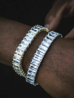 Bracelet homme hip hop diamant ice