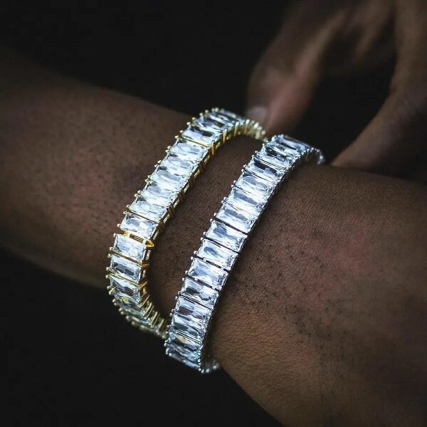 Bracelet homme hip hop diamant ice