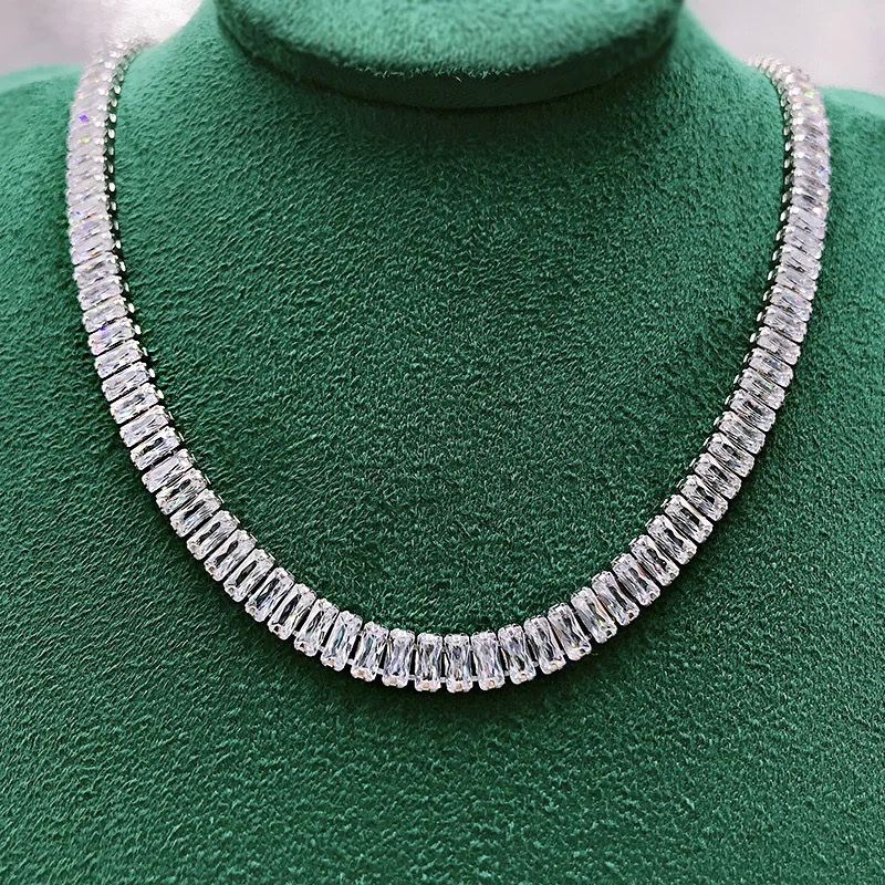 COLLIER GLOVY NECKLACE MOISSANITE ICE