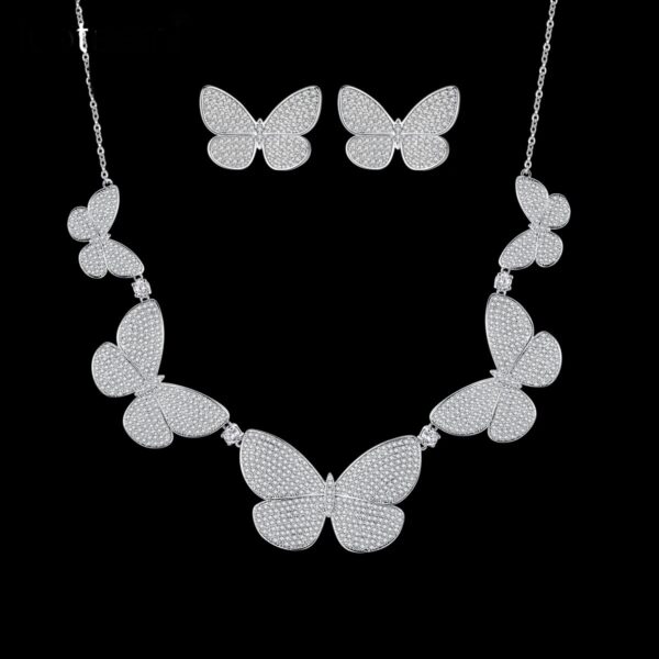 Collier chaine papillon butterfly ice fille