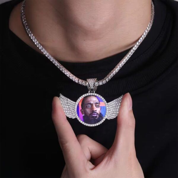PENDENTIF ICE ANGELS À PERSONNALISER AVEC PHOTO – Image 2