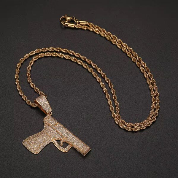 PENDENTIF GLOCK PISTOLET ICE – Image 4