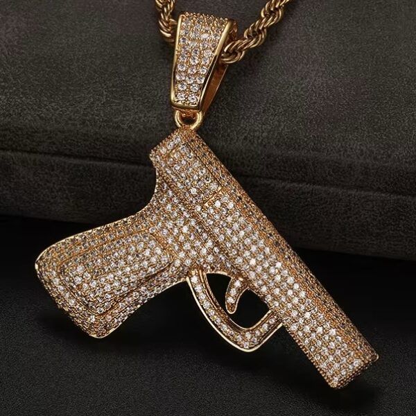 PENDENTIF GLOCK PISTOLET ICE – Image 2