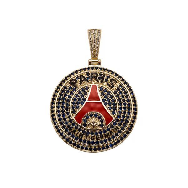 Pendentif PSG Paris Saint-Germain Ice Hip Hop Bijou urbain