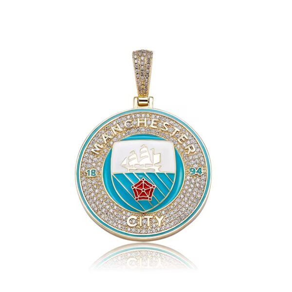Pendentif Manchester City Ice Hip Hop Bijou urbain