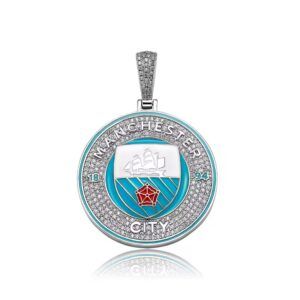 Pendentif Manchester City Ice Hip Hop Bijou urbain