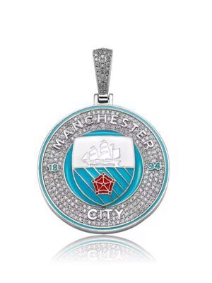 Pendentif Manchester City Ice Hip Hop Bijou urbain