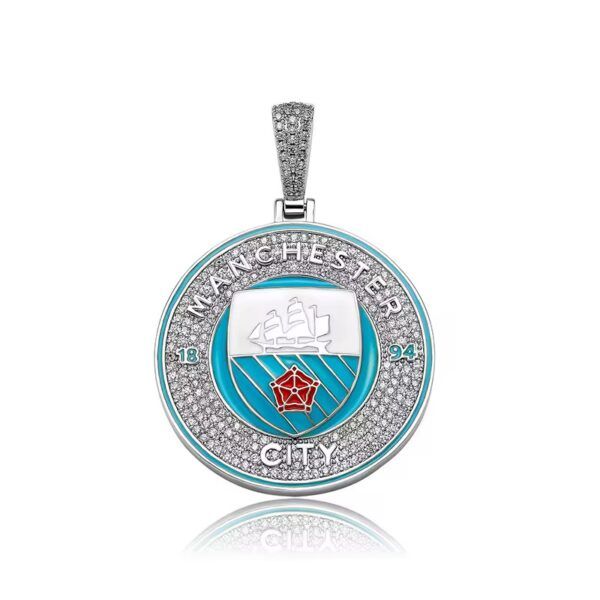 Pendentif Manchester City Ice Hip Hop Bijou urbain