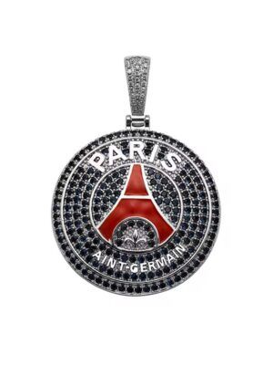 Pendentif PSG Paris Saint-Germain Ice Hip Hop Bijou urbain