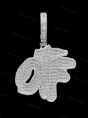 Pendentif OTF Ice – Inspiré de King Von & Lil Durk – Bijou Hip Hop avec chaîne