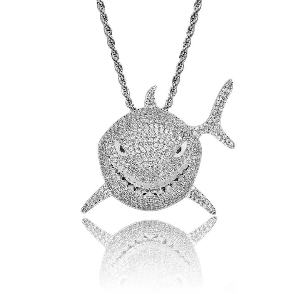 PENDENTIF REQUIN HIP-HOP SHARK ICE + CHAÎNE – Image 8
